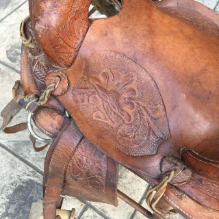 Vintage Horse Saddle for Child or Small Adult.  FIND.  SHAPE. 7