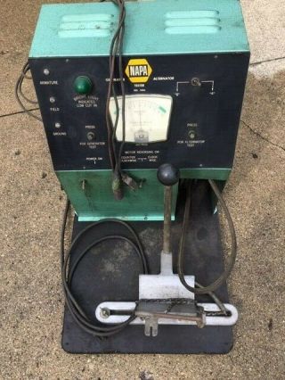 Vintage Crumbliss/napa Generator And Alternator Tester No.  1836