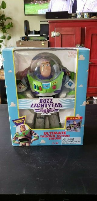 Pixar Toy Story Talking Buzz Lightyear Vintage 1995 Thinkway Toys
