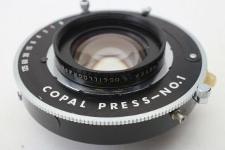 Dallmeyer 51mm f1.  9 Oscillograph FAST 51/1.  9 Lens,  Copal Press shutter,  RARE, 7