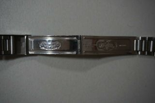Vintage Rolex 19mm Stainless Steel Steelinox Band Bracelet 7835 19 w/ 357 End 10