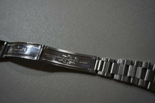 Vintage Rolex 19mm Stainless Steel Steelinox Band Bracelet 7835 19 w/ 357 End 11