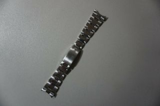 Vintage Rolex 19mm Stainless Steel Steelinox Band Bracelet 7835 19 W/ 357 End