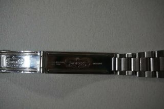 Vintage Rolex 19mm Stainless Steel Steelinox Band Bracelet 7835 19 w/ 357 End 3