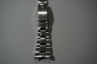 Vintage Rolex 19mm Stainless Steel Steelinox Band Bracelet 7835 19 w/ 357 End 8