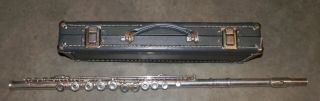 Vintage Fa Reynolds Abilene Texas Argenta Open Hole Flute Noreserve