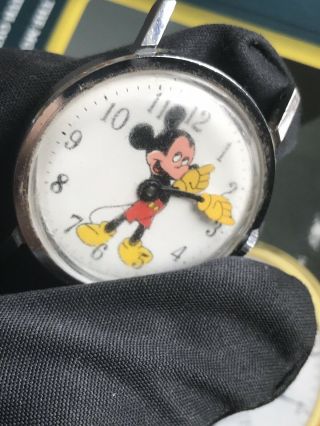 Vintage Swiss Watch Walt Disney Production Hand - winding Not For Repair 6