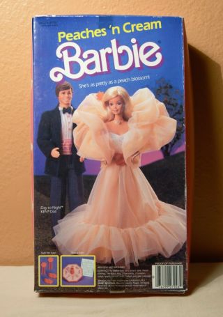 Barbie Peaches ' n Cream Doll 7926 Vintage 1984 NRFB 2