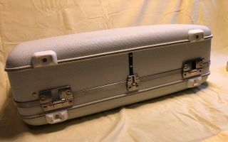 Vintage American Tourister White Tiara Train Case & 20 