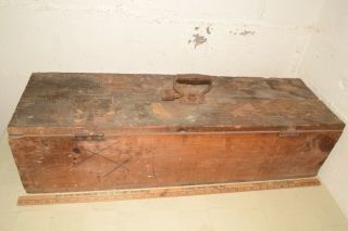 Antique STANLEY RULE & LEVEL TOOLS Mitre Box CRATE ONLY Miter Back Saw 3