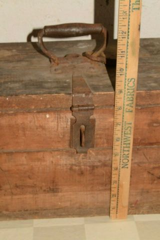 Antique STANLEY RULE & LEVEL TOOLS Mitre Box CRATE ONLY Miter Back Saw 4