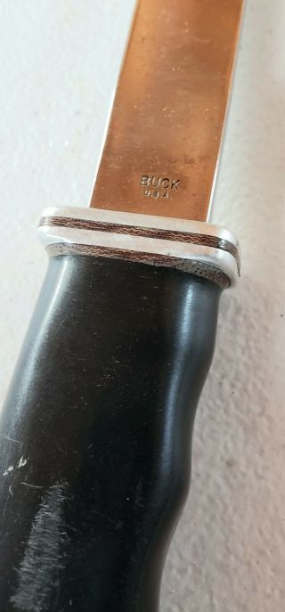 Vintage Buck 106 Hunting Axe hatchet Black Leather Sheath 3