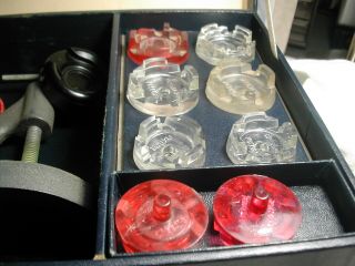 Vintage Watchmakers Benrus Waterproof Watch Case Opener with 10 Fixtures X - 5