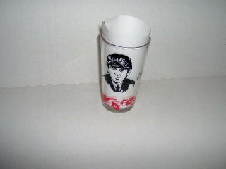 The Beatles George Harrison Glass Tumbler Nems Enterprises Ltd Ldn Vintage