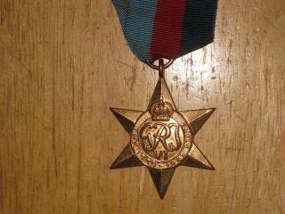 Ww2 British Medal 1939 - 1945 Star Named Mcknight South African