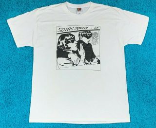 Xl Nos Vtg 90s Sonic Youth Goo Raymond Pettibon T Shirt 74.  108