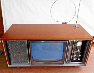 Vintage Tabletop Tv Radio Panasonic Tr - 904r 1960 