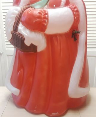 Christmas Mrs.  Santa Claus Blow Mold - Santas Best - - VTG - 40 