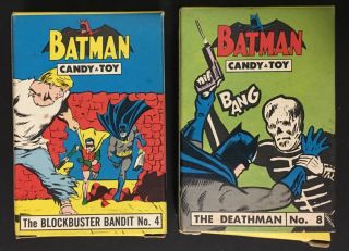 Vintage Rare Find 1966 Batman Candy Toy Cardboard Box