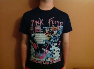 Vintage Pink Floyd A Momentary Lapse Of Reason Tour Concert T - Shirt L 1987 Large