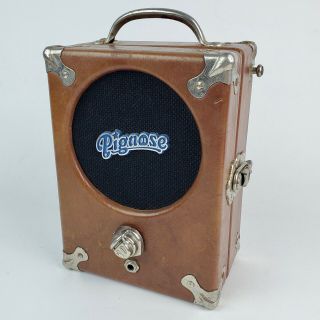Vintage Pignose Portable Guitar Amp Model 7 - 100 & Leather Case