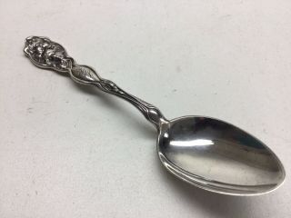 Antique Art Nouveau Unger Bros.  “evangeline” Sterling Silver Spoon