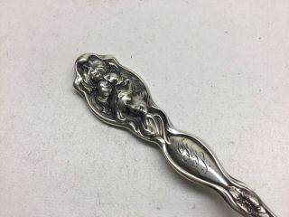 Antique Art Nouveau Unger Bros.  “Evangeline” Sterling Silver Spoon 2