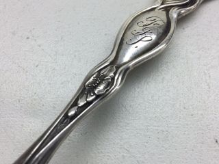 Antique Art Nouveau Unger Bros.  “Evangeline” Sterling Silver Spoon 8