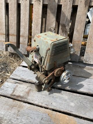 Vtg Antique Lauson Ray - 885 Engine 1 1/2 Hp Cream Separator Lawn Mower Hit & Miss
