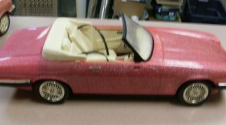 Vintage Mattel 1994 Glitter Pink Barbie Jaguar Xjs Car