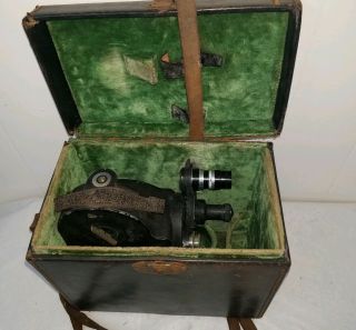 Vintage 1920 ' S Bell & Howell Filmo 16mm 70A Film Cine Camera with Case 7