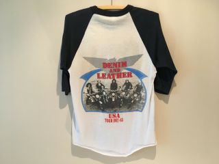 Saxon - Vintage Rock Tour Shirt - 80s 1980s Iron Maiden Motley Crue Judas Priest 2