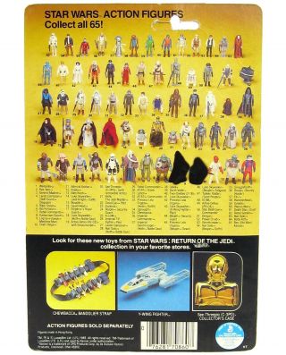 Vintage 1983 Kenner Star Wars ROTJ Zuckuss 4 - LOM Factory on Card MOC 3