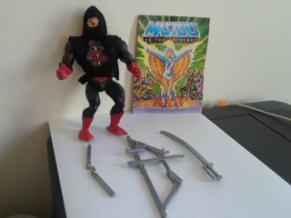 Ninjor With Comic Book,  Vintage Near Complete With All Weapons