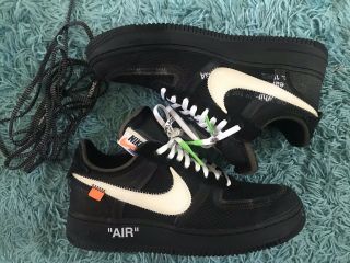 Cheapest On The Market.  Off - White X Nike Air Force 1 Low Black.  Veryy Rare