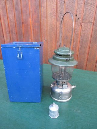 Vintage Coleman Lantern Green Model 236 Made In Canada 2 59 1959 W/ Globe,  Box