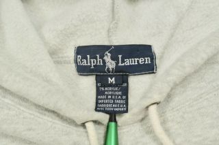 Vintage Polo Bear Hoodie Ralph Lauren size medium RARE 3