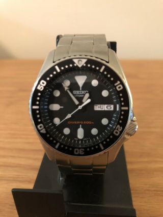 Seiko Skx013 Diver From Long Island Watch With Aftermarket Ss Oyster Bracelet