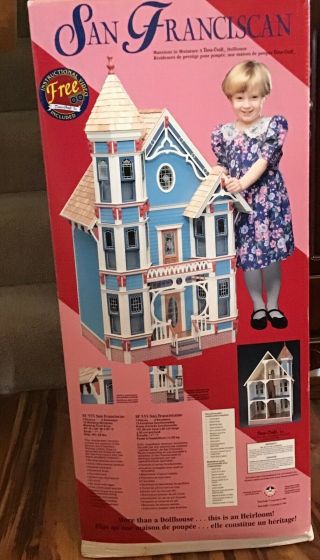 NIB Vintage 1994 Dura - Craft San Franciscan Dollhouse SF 555 Complete Kit 4