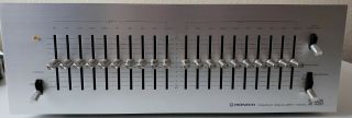Vintage Pioneer Sg - 9500 Stereo Graphic Equalizer.  Box.  As/is
