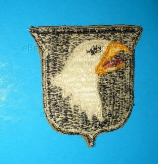 WW2 MILITARY US SHOULDER PATCH 101st AIRBORNE SCREAMING EAGLE SLEEVE INSIGNIA 2 2