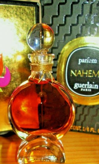 Guerlain Nahema Pure Parfum Flacon 1/4 Fl Oz.  Classic Formula Vintage