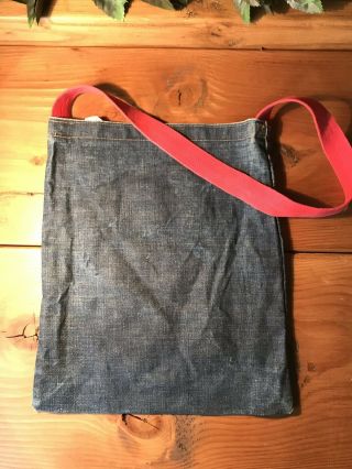 rare 70’s Vintage Levi Strauss Tote Bag Now Design San Fran Single Stitch Denim 4