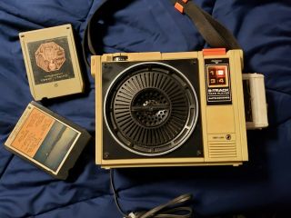 1970 ' S VINTAGE H PORTABLE 8 TRACK TAPE PLAYER 2