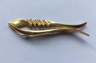 Vintage 1989 Tiffany & Co.  Paloma Picasso 18k Rare Fish Pin Brooch
