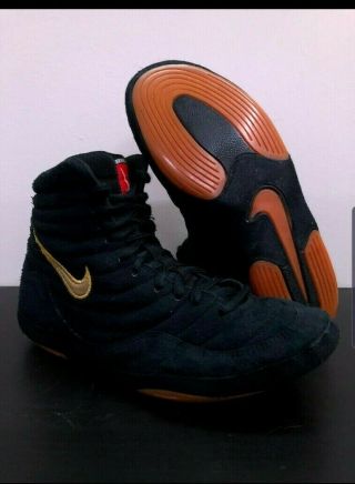 Very Rare Black Legit Og Nike Inflicts Size 9 Lbn