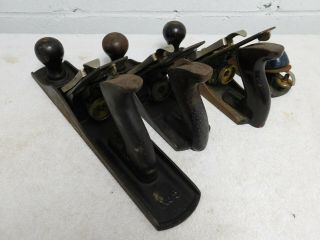 Vintage untouched 4 piece STANLEY BAILEY No 9 1/2,  3,  4,  5 hand plane set 5
