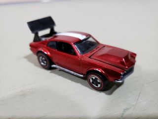 Vintage Hot Wheels Redlines Mighty Maverick Metallic Red