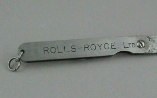 Vintage Rolls Royce 40 / 50 HP Chassis Feeler Gauge Set Chesterman 6