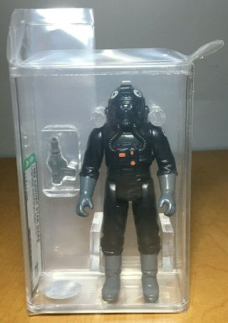 Star Wars 1982 Vintage Tie Fighter Pilot China Coo Action Figure Afa 85 Nm,